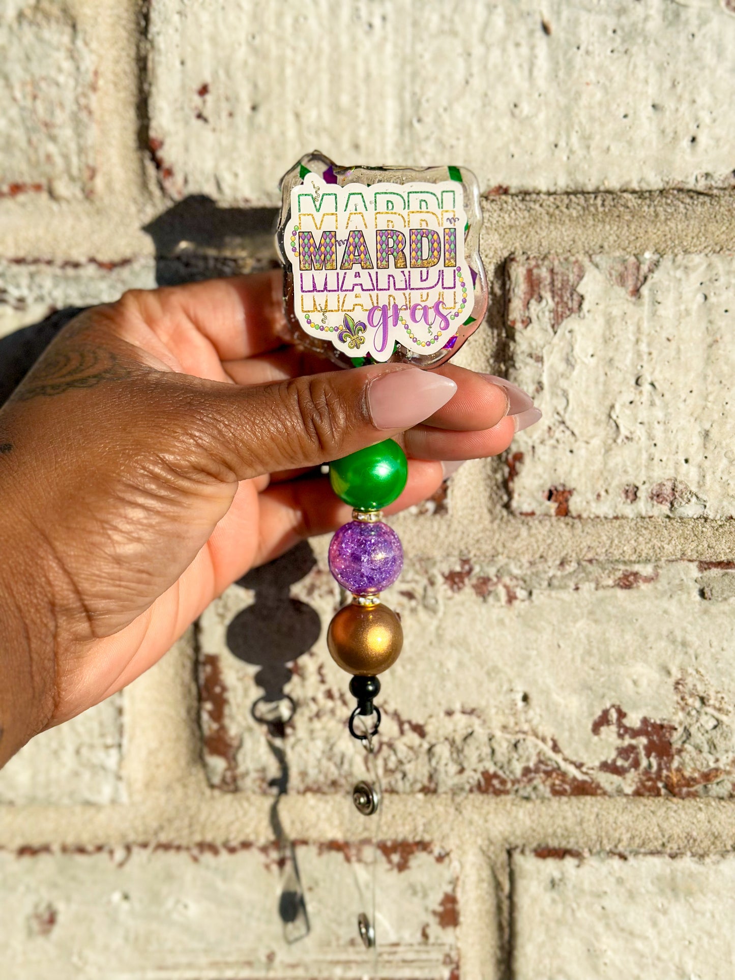 Mardi Gras Badge Reels