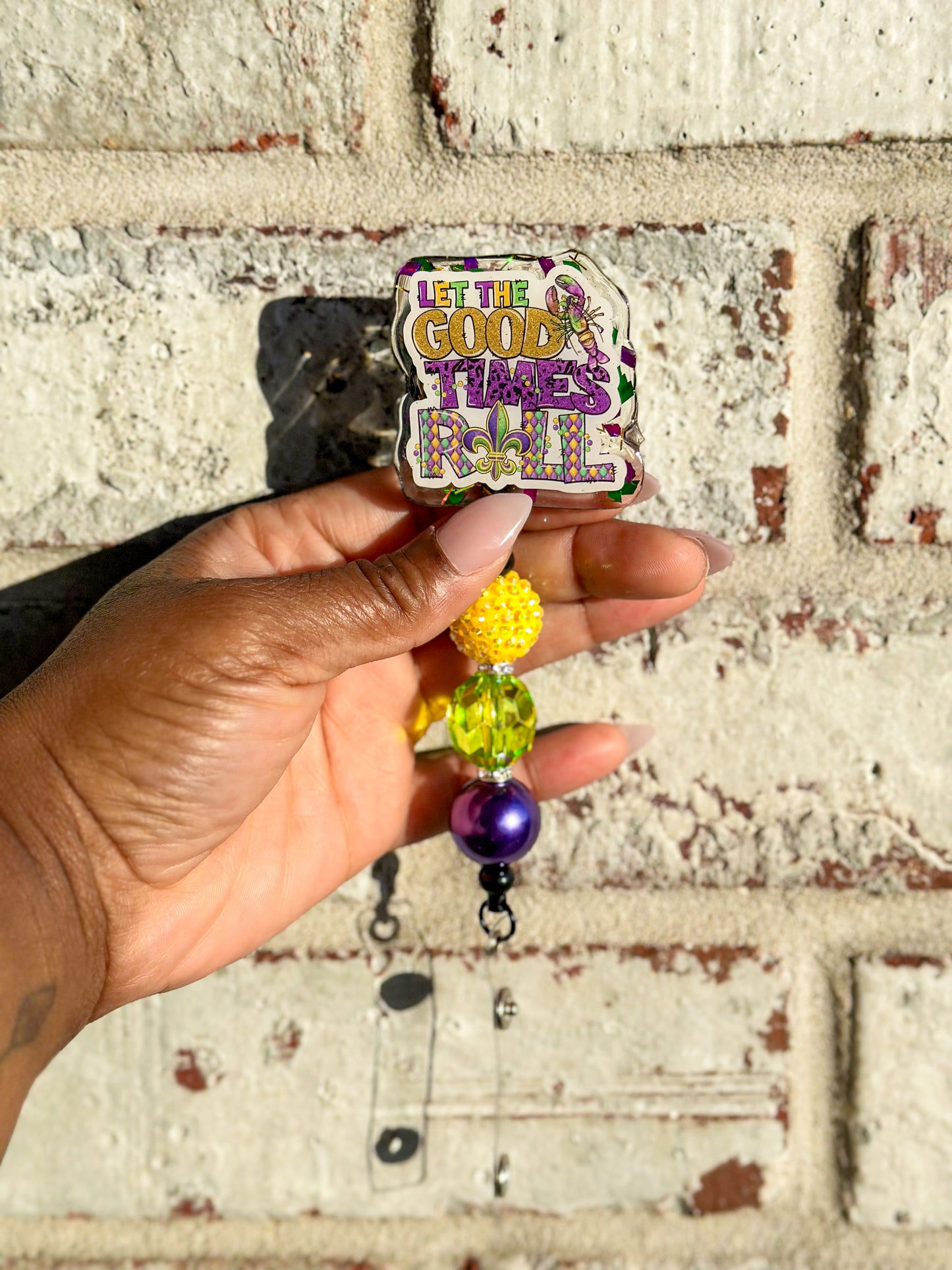 Mardi Gras Badge Reels
