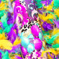 Mardi Gras Purple & Cheetah Splash 20 oz Sublimation Tumbler