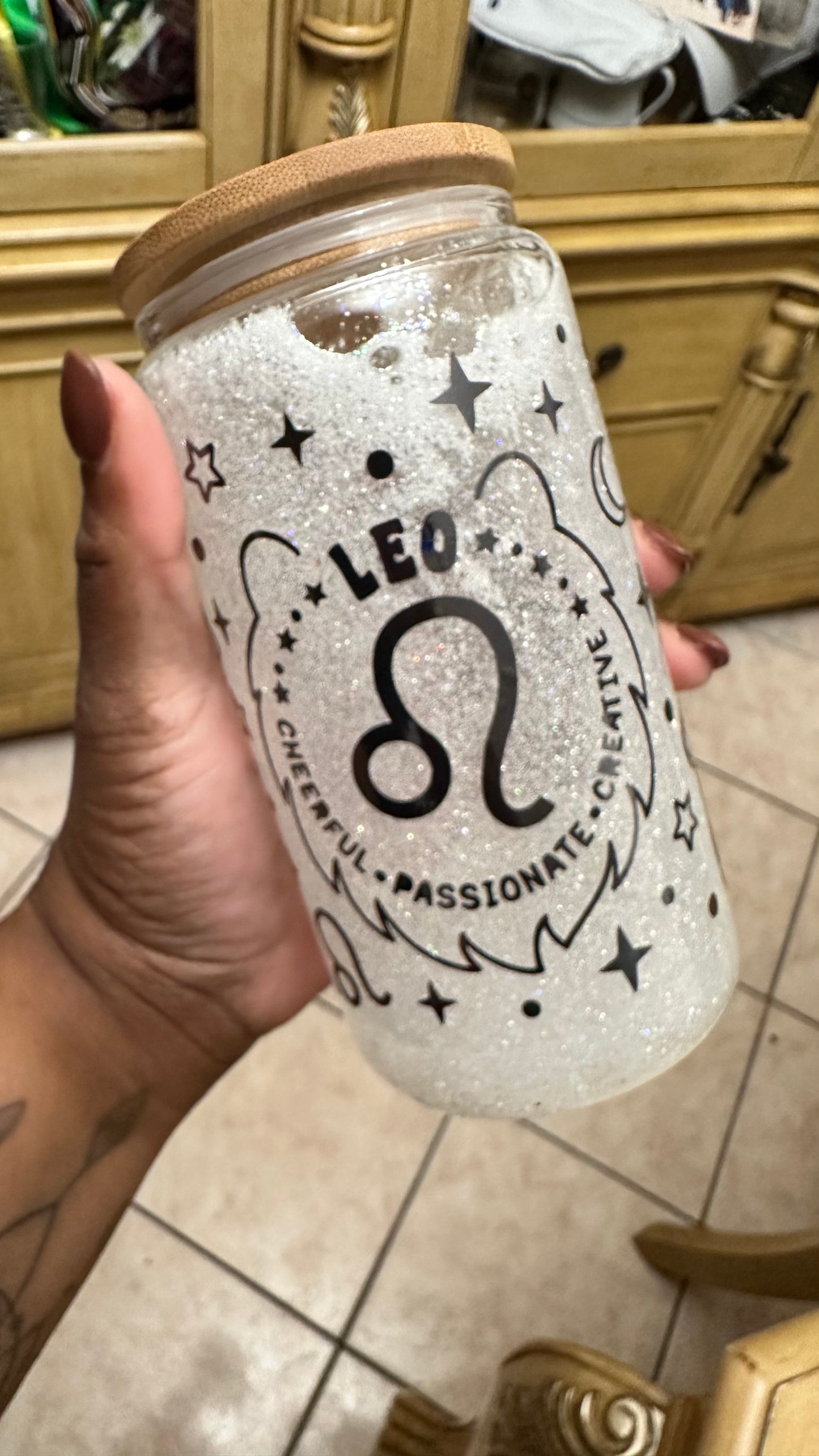 Zodiac Libby Glass Can