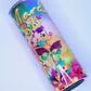 Mardi Gras BEADS AND MASK Sublimation 20 oz Tumbler