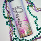 Mardi Gras FEATHER Sublimation 20oz Tumbler